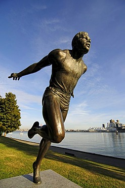 Harry Winston Jerome statue, Stanley Park, Vancouver, British Columbia, Canada