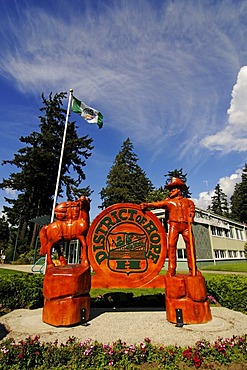 Gold Digger Monument, visitor center, Hope, British Columbia, Canada