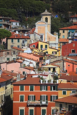 Lerici port city on the east side of the Gulf of La Spezia, Liguria, Italy, Europe