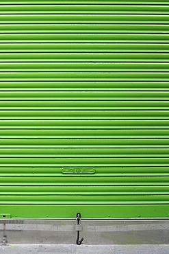 Green roller shutter