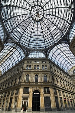 Shopping arcade Galleria Umberto in Naples, Italy, Europe