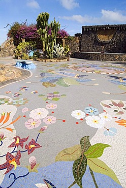 Plaza La Glorieta in Las Manchas, La Palma, Canary Islands, Spain, Europe