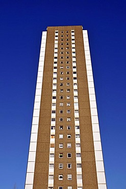 Residential high-rise building, Meschenich district in Cologne, North Rhine-Westphalia, Germany, Europe