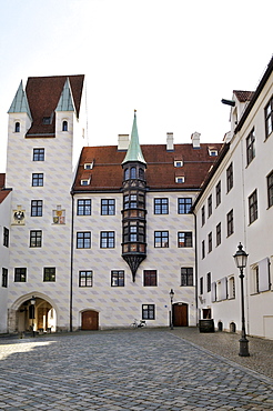 Alter Hof, historic interior, Munich, Bavaria, Germany, Europe