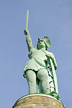 Hermannsdenkmal monument, Cherusci, Hiddesen, Detmold, Teutoburg Forest, North Rhine-Westphalia, Germany, Europe