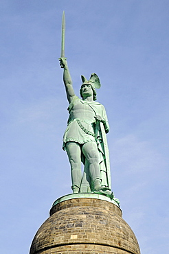 Hermannsdenkmal monument, Cherusci, Hiddesen, Detmold, Teutoburg Forest, North Rhine-Westphalia, Germany, Europe