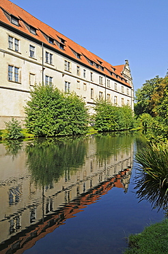 Schloss Brake castle, Weserrenaissance Museum, Weser Renaissance Museum, moated castle, Lemgo, East Westphalia Lippe, North Rhine-Westphalia, Germany, Europe