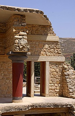 Knossos, archaeological excavation site, Heraklion, Crete, Greece, Europe
