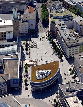 Aerial photo, Hagen city centre, Sauerland, North Rhine-Westphalia, Germany, Europe
