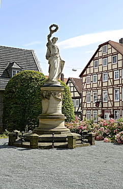 War memorial, Korbach, Hesse, Germany, Europe