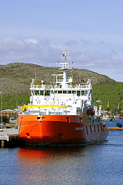 Russian icebreaker, port of Kirkenes, Norway, Scandinavia, Europe