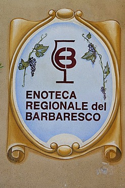 Enoteca Regionale del Barbaresco, Provincia Cuneo, Piemont, Piedmont, Italy, Europe