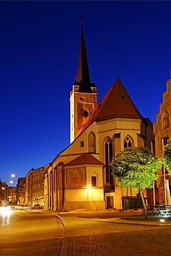 Frauenkirche, Our Lady's church, Marienplatz, Wasserburg upon the river Inn, Upper Bavaria, Germany, Europe