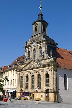 Hospital Church in Maximilianstrasse in the centre of Bayreuth, Franconian Switzerland, Franconia, Bavaria, Germany, Europe