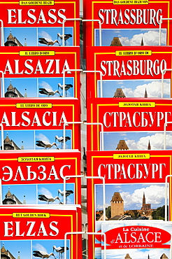 Alsace travel guides, different languages, Strasbourg, Alsace, France, Europe