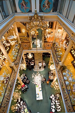 Traditional store Lobmeyr, Kaerntner Strasse, shopping street, Vienna, Austria, Europe