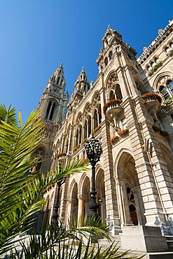 City hall, Ringstrasse street, Vienna, Austria, Europe
