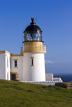 Lighthouse, Point Stoer, Stoer, Scotland, United Kingdom, Europe