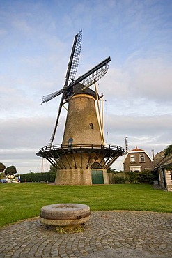 Windmill, Zierikzee, Zeeland, Holland, Netherlands, Europe