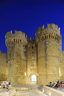 Thalassini Gate, Rhodes Town, Rhodes, Greece, Europe