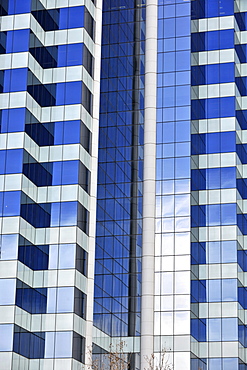 Glass facade of the Allianz Building, high-rise building, Central Business District, Sydney, New South Wales, Australia