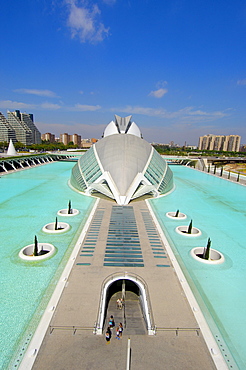 L'Hemisferic, by S. Calatrava, City of Arts and Sciences, Comunidad Valenciana, Valencia, Spain, Europe