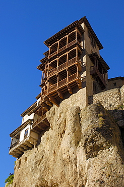 The Hanging Houses, Cuenca, UNESCO World Heritage Site, Castilla-La Mancha, Spain, Europe