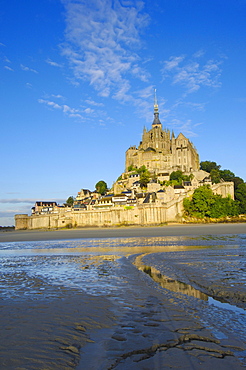 Mont-Saint-Michel, Benedictine abbey, Normandy, France, Europe