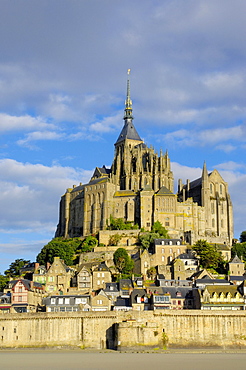 Mont-Saint-Michel, Benedictine abbey, Normandy, France, Europe