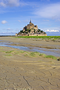 Mont-Saint-Michel, Benedictine abbey, Normandy, France, Europe