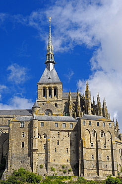 Mont-Saint-Michel, Benedictine abbey, Normandy, France, Europe