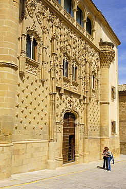 Jabalquinto Palace, 16th century, Baeza, Jaen province, Andalusia, Spain, Europe