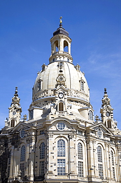 Frauenkirche, Church of Our Lady, Dresden, Saxony, Germany, Europe