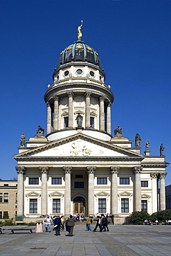 Franzoesischer Dom, French Cathedral, Gendarmenmarkt square, Berlin, Germany, Europe