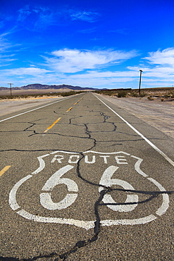 The historic Route 66, Ludlow, California, USA, North America