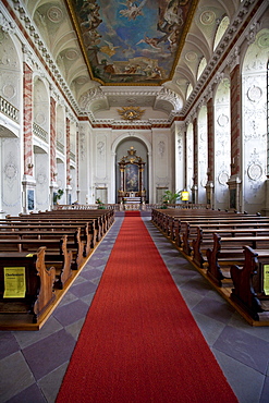 Schlosskirche, Palace Church, former court chapel in Mannheim Castle, originally the main residence of the Prince-electors of the Electoral Palatinate, Mannheim, Rhineland-Palatinate, Germany, Europe