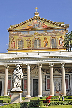 St. Paul Outside the Walls, Latin Sancti Pauli extra muros, Rome, Lazio, Italy, Europe