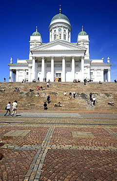 Cathedral and Senate Square, Helsinki, Finland, Europe