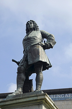 Monument to Handel, Halle an der Saale, Sachsen-Anhalt, Germany, Europe