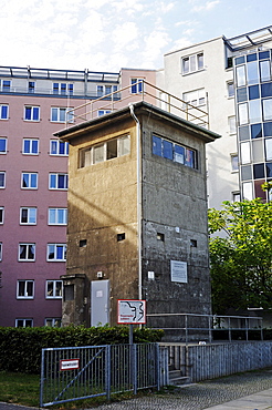 Memorial Guenter Litfin for the first person shot dead at the Berlin Wall, Kieler Strasse street at the Berlin-Spandau Schifffahrtskanal channel, Berlin, Germany, Europe