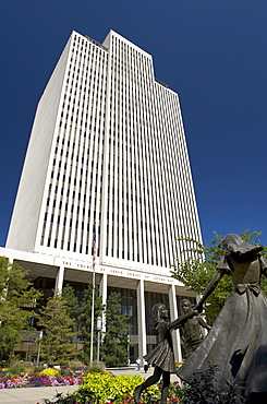 Administration building of the Church of Jesus Christ of Latter-day Saints, Salt Lake City, Utah, USA