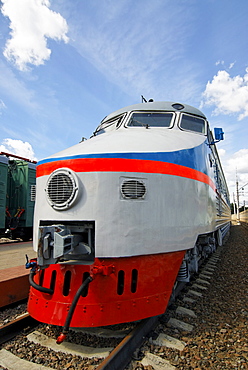 Russian high speed electric train ER200, built in 1989