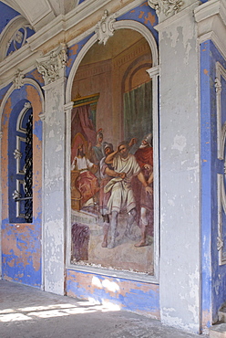 Frescoes, Assumption Cathedral, Goritsky monastery, Pereslavl-Zalessky, Russia