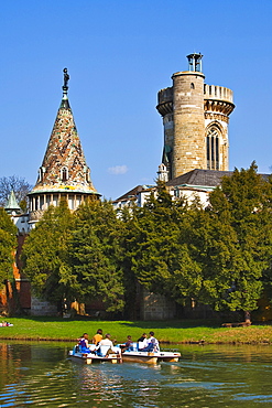 Franzensburg Castle in the chateau park in Laxenburg, Lower Austria, Europe