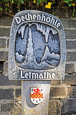 Dechenhoehle cave, Deutsches Hoehlenmuseum German cave museum, Letmathe, Iserlohn, Sauerland, North Rhine-Westphalia, Germany, Europe