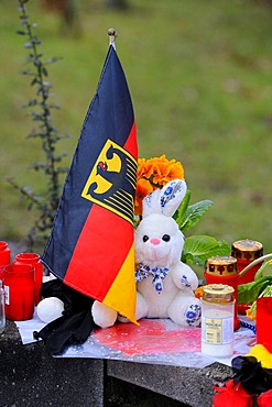 Rampage at Albertville Realschule school, memorial place, Winnenden, Baden-Wuerttemberg, Germany, Europe