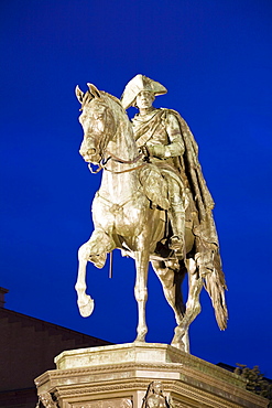 Equestrian statue of Frederick II, also known as Frederick the Great or Old Fritz, Unter den Linden, Mitte, Berlin, Germany, Europe