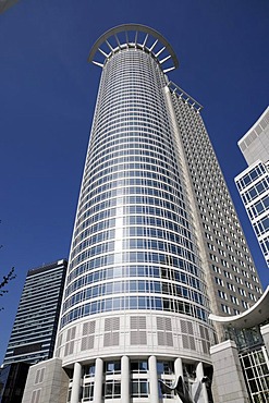 DZ Bank building, Kronenhochhaus skyscraper, banking quarter, Frankfurt/Main, Hesse, Germany, Europe