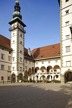 Landhaus, seat of the Carinthian parliament, Klagenfurt, Carinthia, Austria, Europe