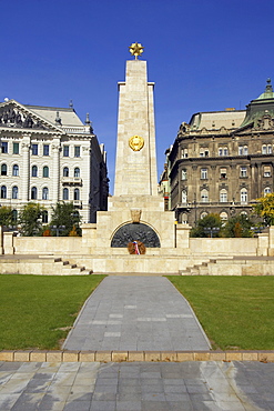 The Soviet Memorial in Budapest, Hungary, Europe